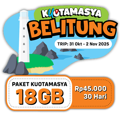 Kuotamasya Belitung 18 GB